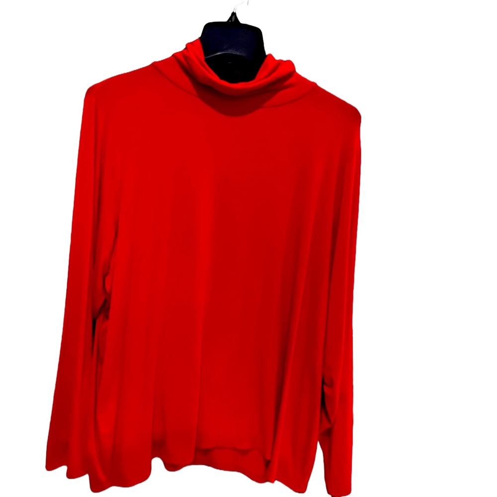 Red long sleeve pullover